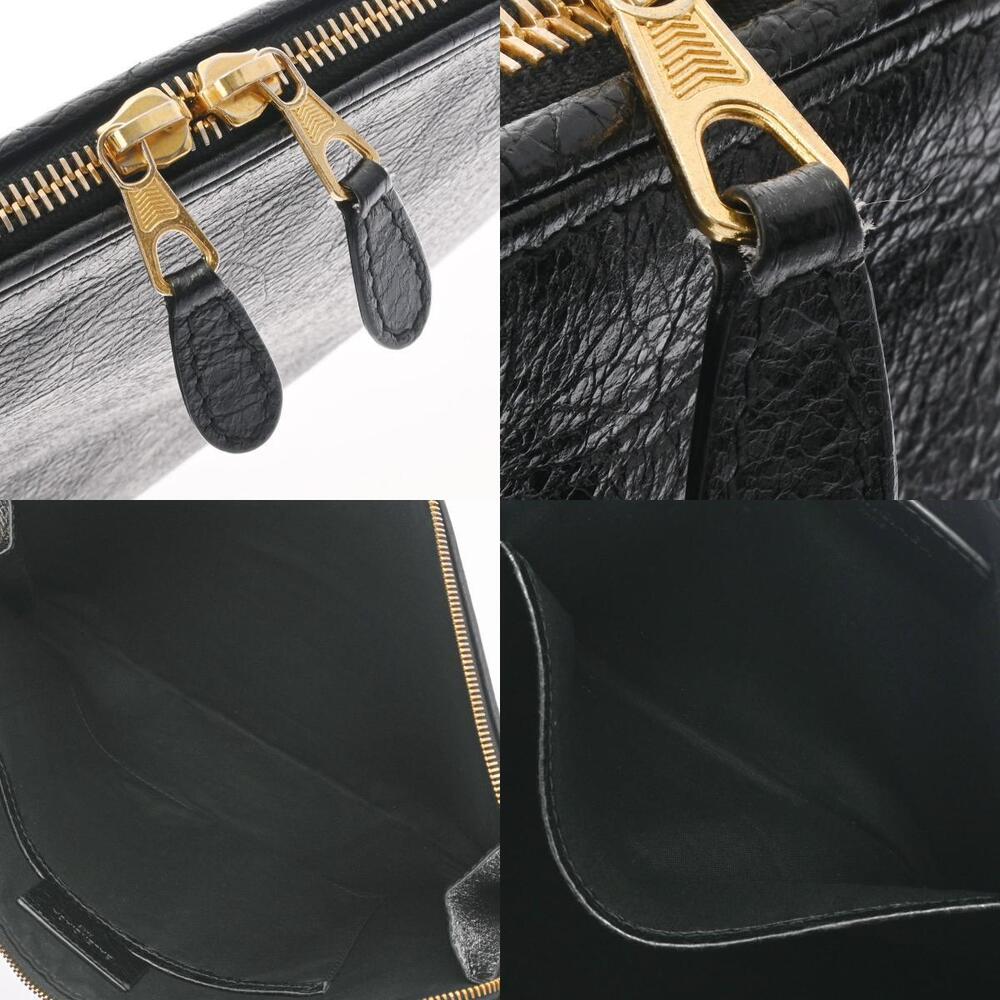 BALENCIAGA Calfskin Clutch Bag Black - Picture 11 of 11